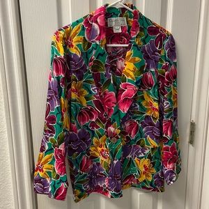 Christian Dior vintage floral blazer